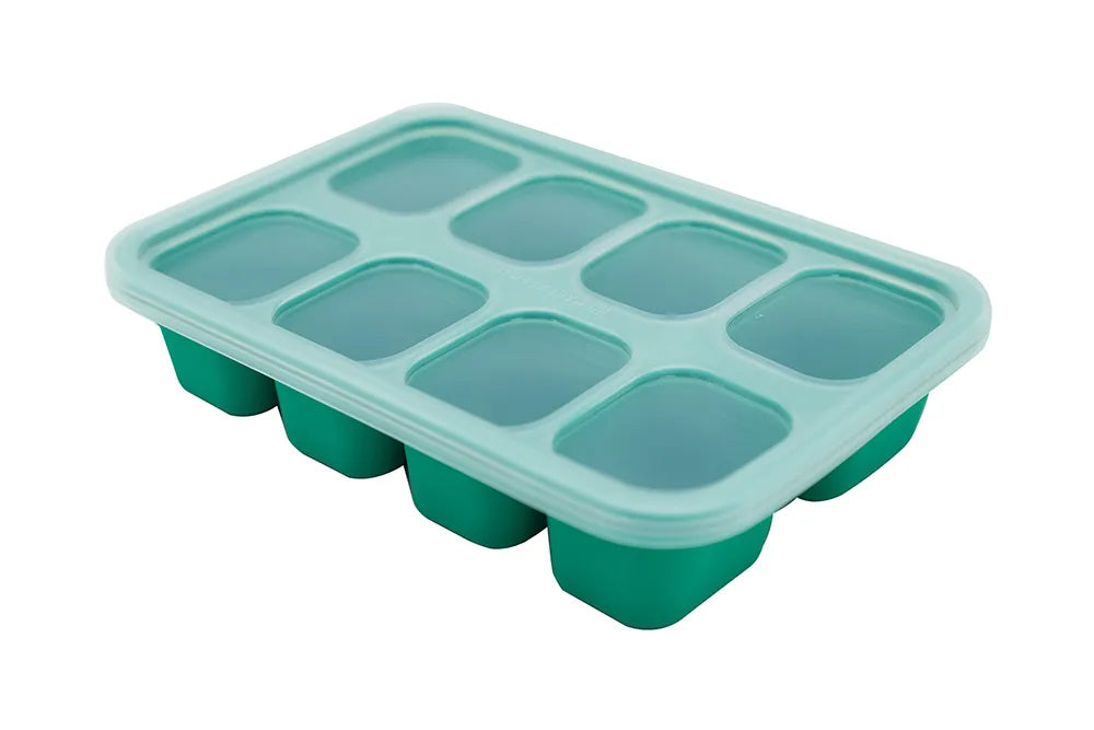 Forma para Congelar com 8 Cubos de 30ml Verde - Marcus e Marcus