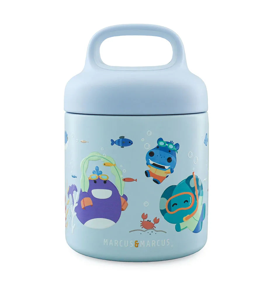 GARRAFA POTE TÉRMICO COM ALÇA 300ml - MARCUS E MARCUS