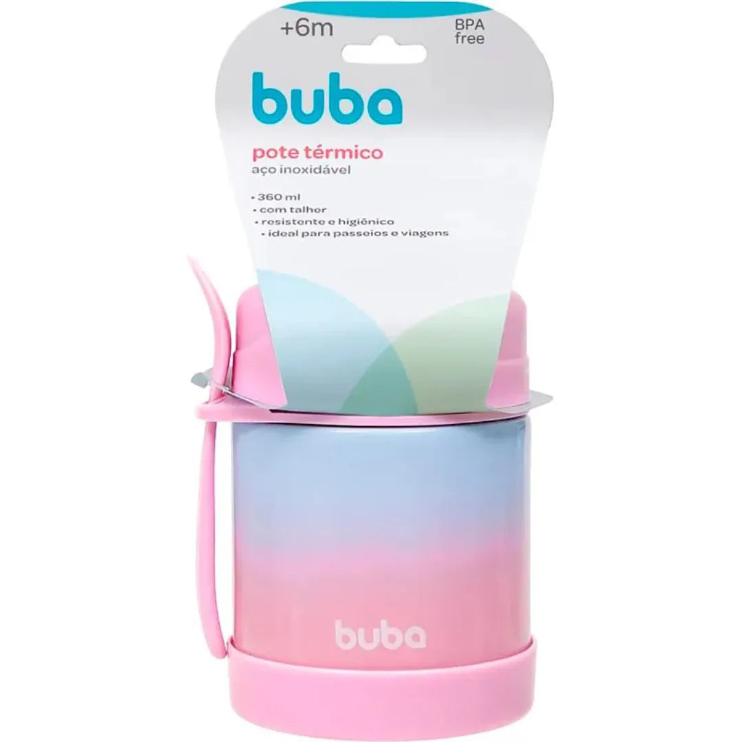 Pote Térmico Degrade Rosa - Buba