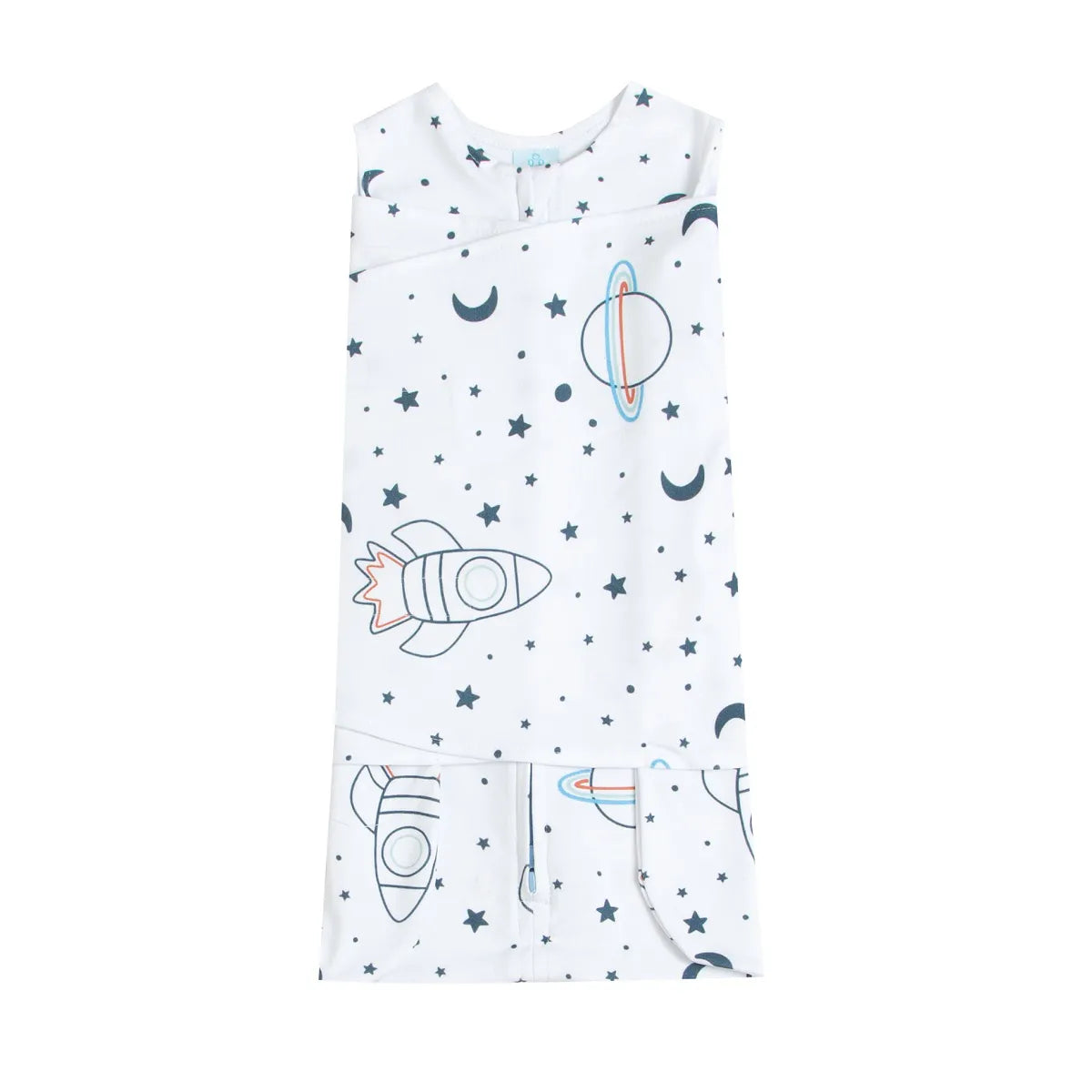 SACO DE DORMIR SWADDLE EM ALGODÃO EGÍPCIO - CASULO DE ANJO