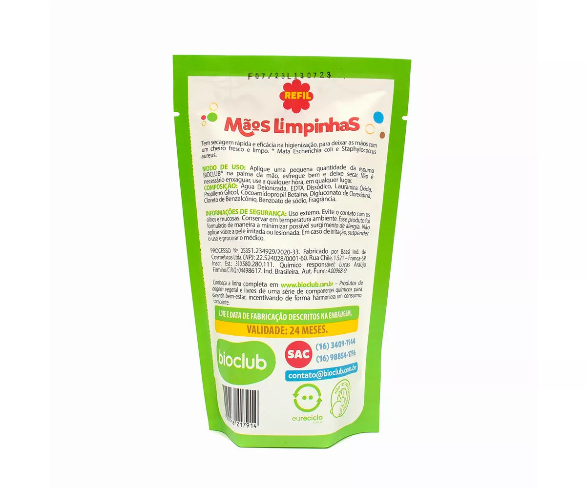 SACHES REFIL MAOS LIMPINHAS 200ML