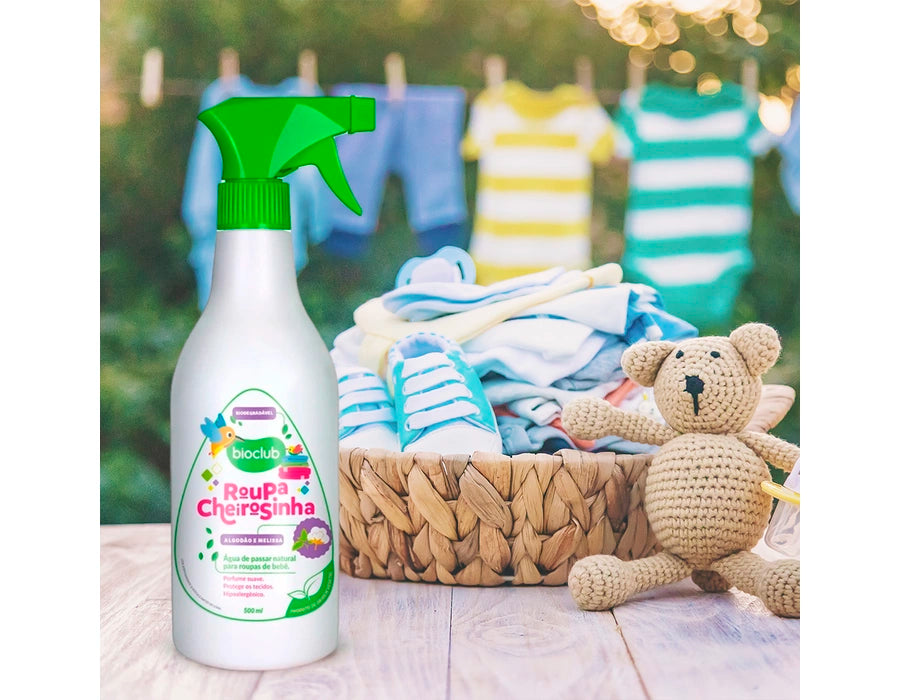 Água de passar perfumada Algodão e Melissa  500ml - Bioclub