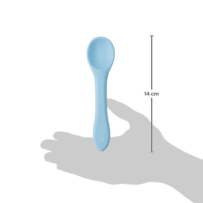Colher Em Silicone Azul - Buba