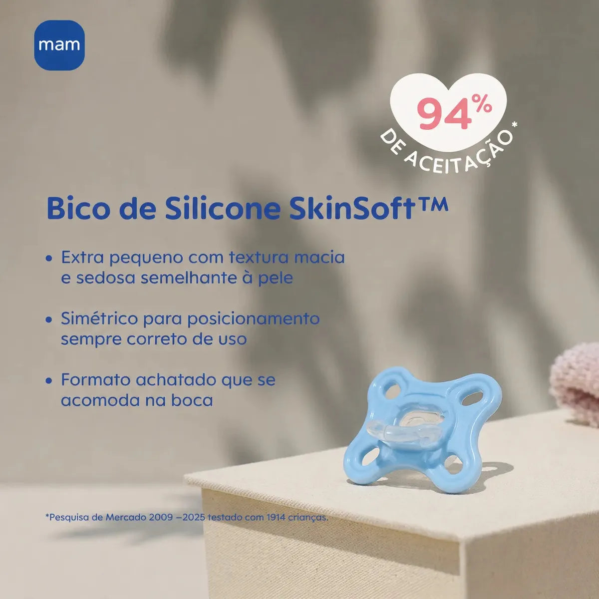 Chupeta Comfort Azul- Mam