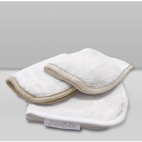 Kit Babitas c/ 3 Power Sec Bege - Laço bebê
