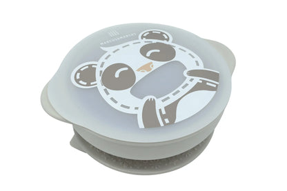 Kit de Alimentação com Copo Anatômico Panda Pebble - Marcus & Marcus