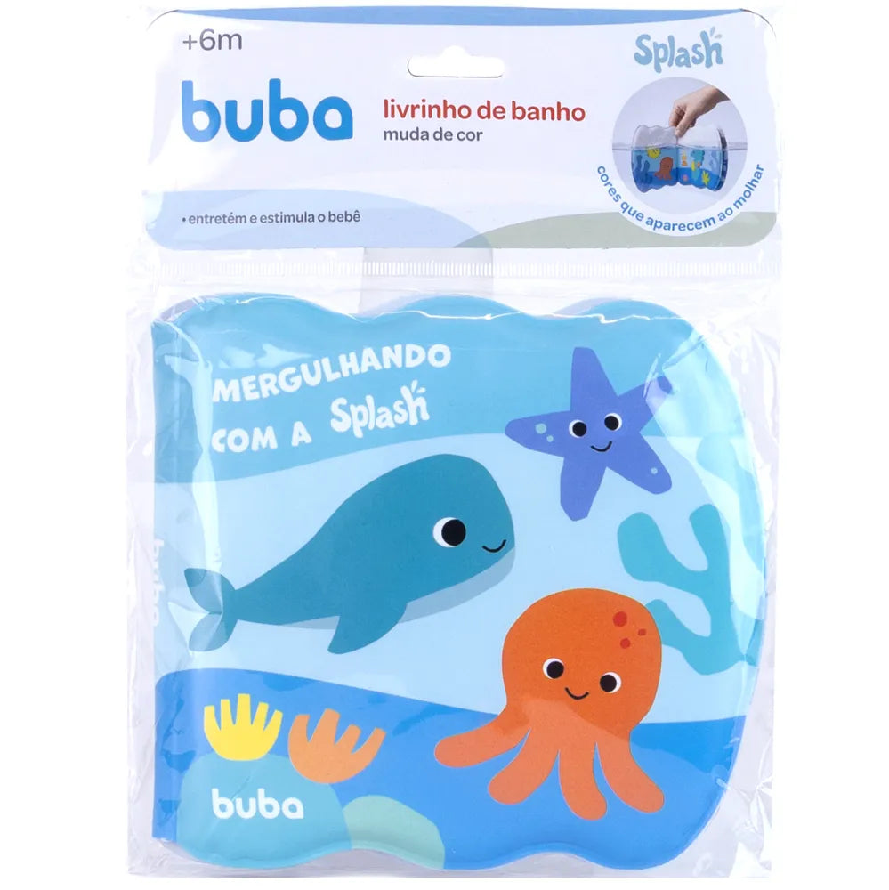 Livrinho De Banho Splash - Muda De Cor - Buba