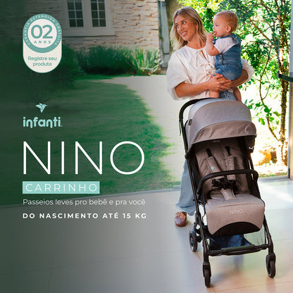 Carrinho Nino Inf Preto Infinito - Infanti