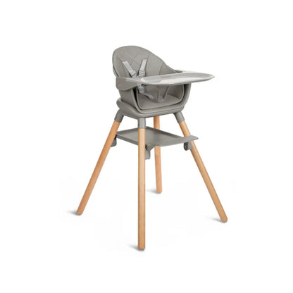 Cadeira Refeição 6 Em 1 Woody Grey - Kika Boo
