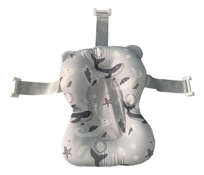 Banheira Bubbly Dobrável Com Suporte Cinza - Premium Baby