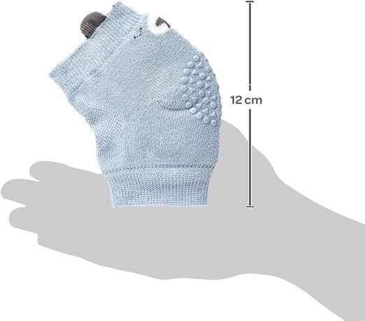 Joelheira Antiderrapante Urso Azul - Buba