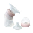 Coletor de Leite e Mamadeira Angulada em Silicone 120ml Rosa - Marcus e Marcus