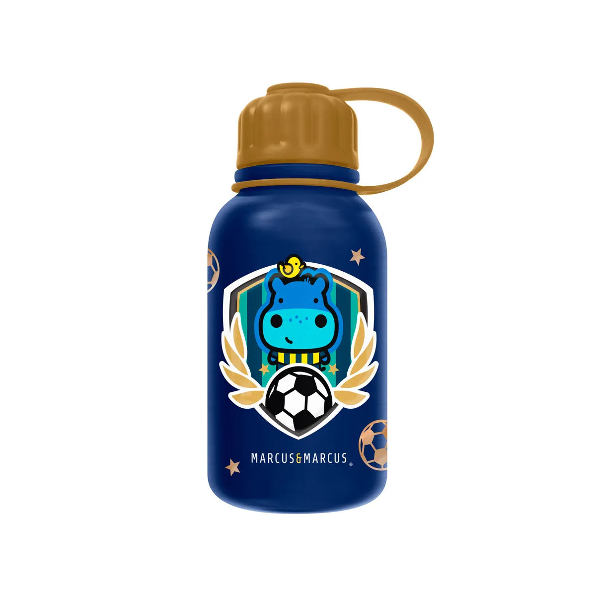 Garrafa Térmica em Inox Futebol 350ml - Marcus & Marcus