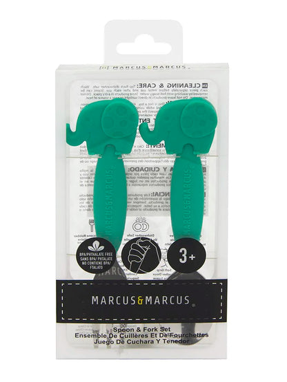 Jogo de Colher e Garfo com Inox Elefante Ollie - Marcus & Marcus