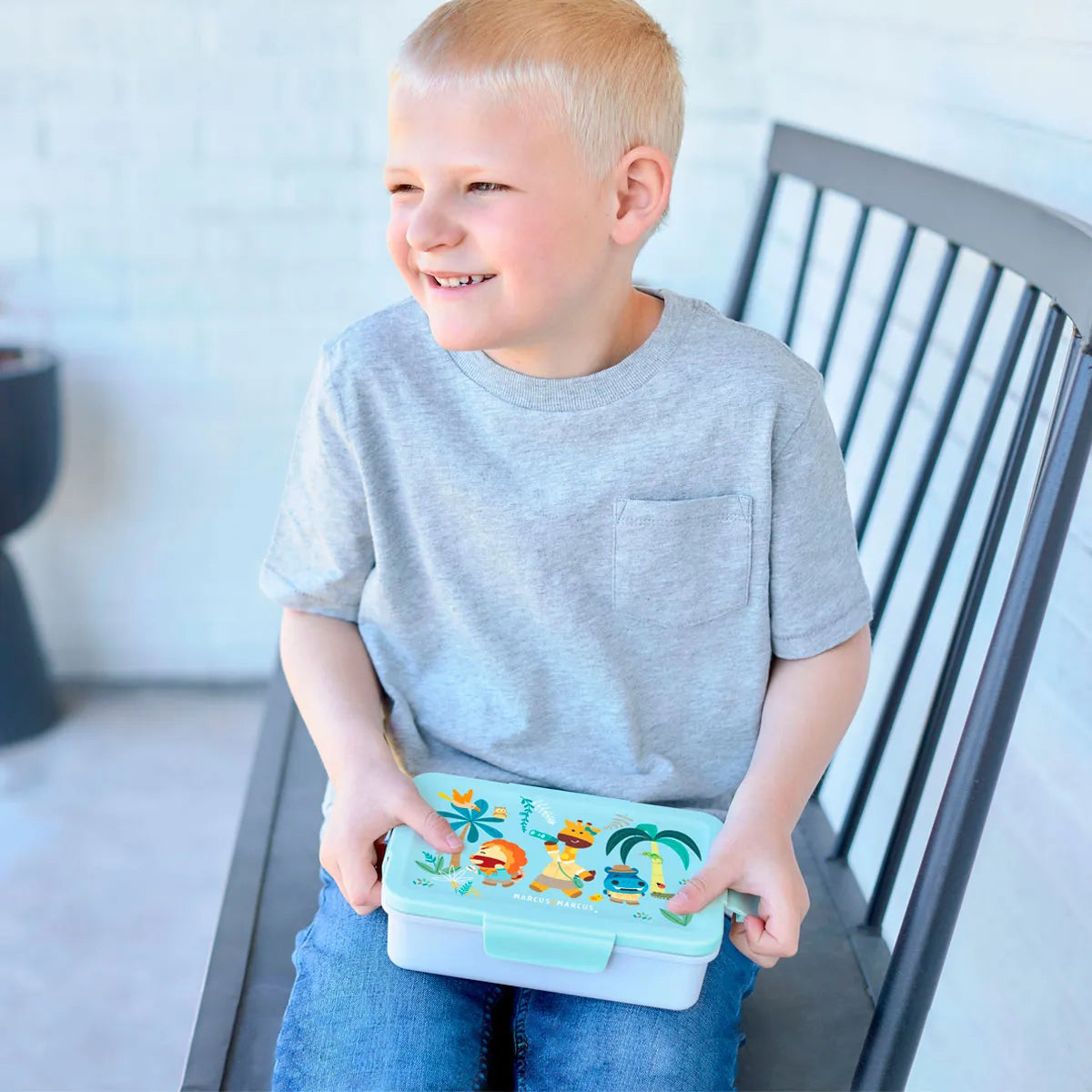 Box De Refeição Com Duas Divisórias Verde - Marcus E Marcus