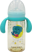 Copo De Transição C Bico E Canudo 300ml - Marcus & Marcus  - elefante ollie