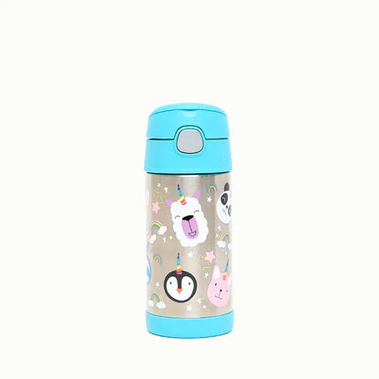 Garrafa Térmica 355ml Unicórnios e Arco-íris - Thermos