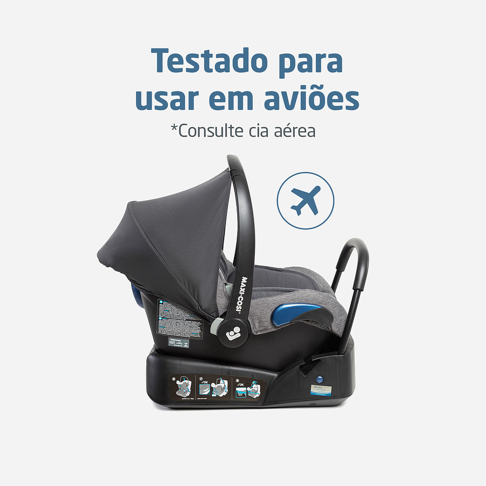 Bebê Conforto Citi² Cinza com Base - Maxi-Cosi