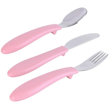 Kit Talheres Buba Zoo Rosa - Buba