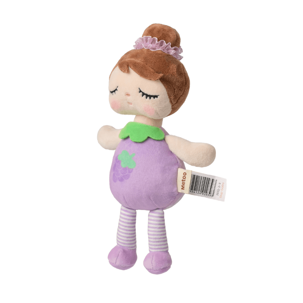 Boneca Mini  Com Caixa Ângela Frutas Uvinha 20cm - Metoo