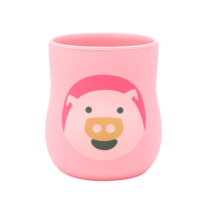 Kit de Alimentação com Copo Anatômico Porquinha Pokey - Marcus & Marcus
