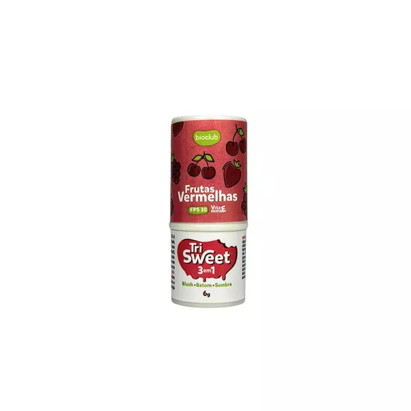 Tri Sweet - Stick 3 Em 1: Blush, Batom E Sombra Fps 30 - Bioclub