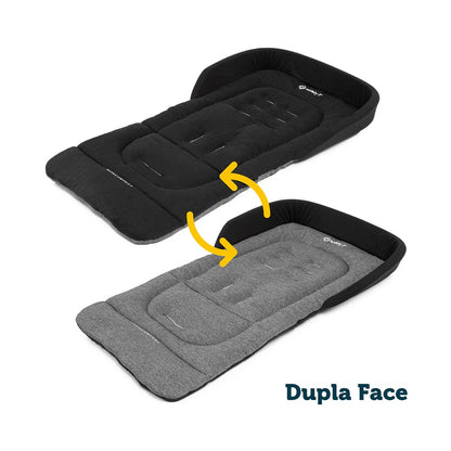 ALMOFADA PARA CARRINHO SAFECOMFORT DUPLA FACE PRETA - SAFETY 1st