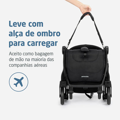Carrinho Eva 3 Essential Black - Maxi-cosi