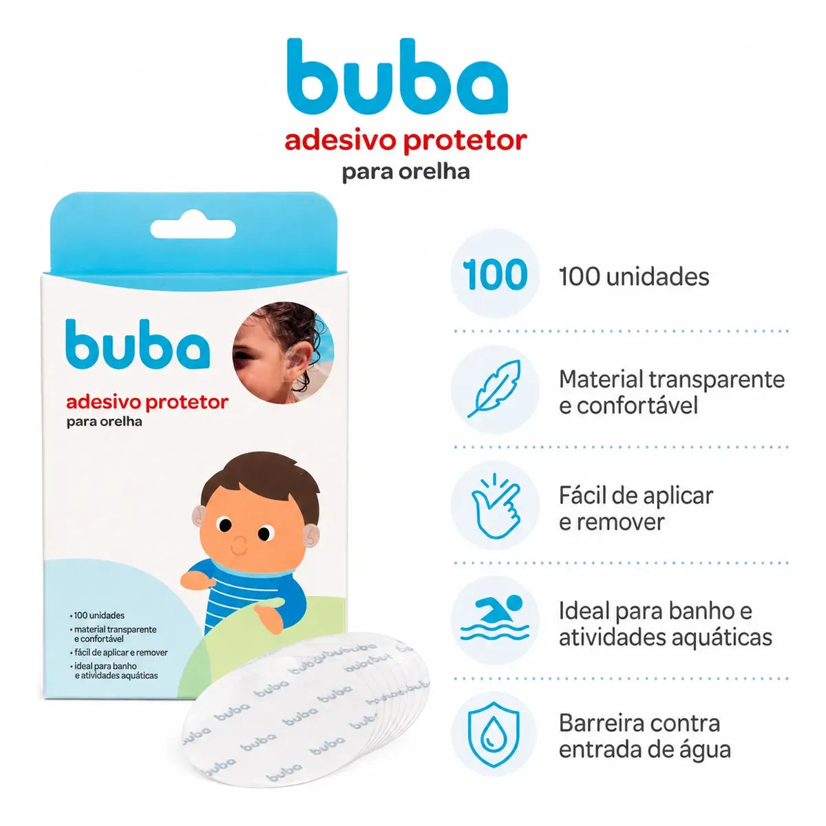 Adesivo Protetor Para Orelha - Buba