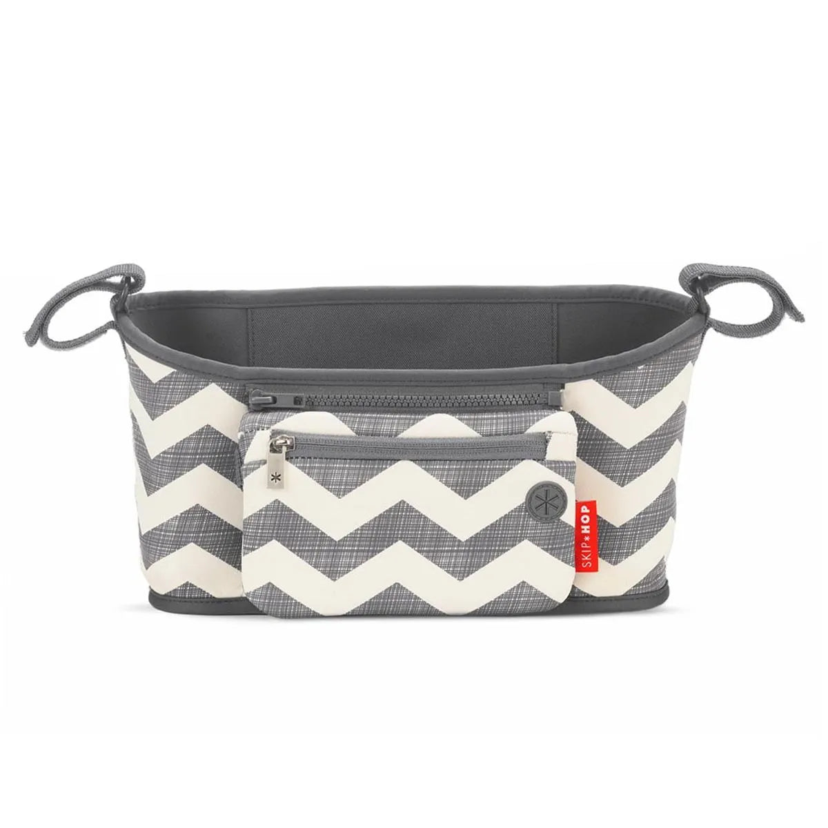 Organizador Para Carrinho De Bebê Chevron Creme E Cinza - Skip Hop
