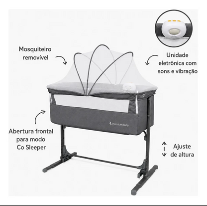 Berço Co Sleeper Golf Portátil Com Mo -  premium baby