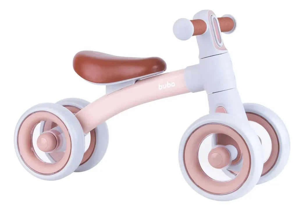 Bicicleta De Equilíbrio Com Luz Rosa - Buba