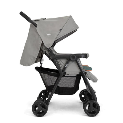 Carrinho Gêmeos Aire Twin Cinza Pebble Scd - Joie