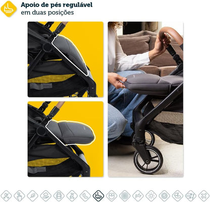 Carrinho Pact Pro Travel System Chumbo Shale - Joie