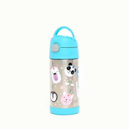 Garrafa Térmica 355ml Unicórnios e Arco-íris - Thermos