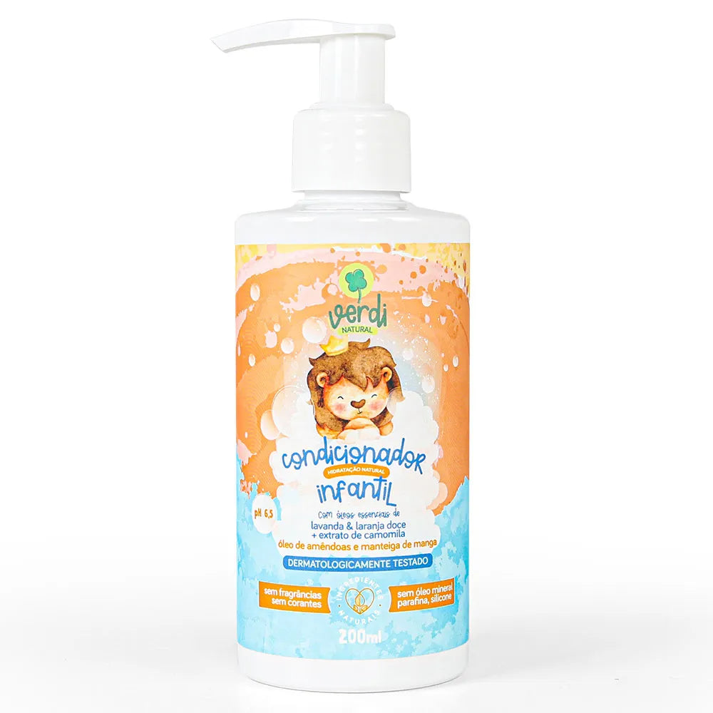 Condicionador Infantil 100% Natural com Óleos Essenciais - Verdi Natural