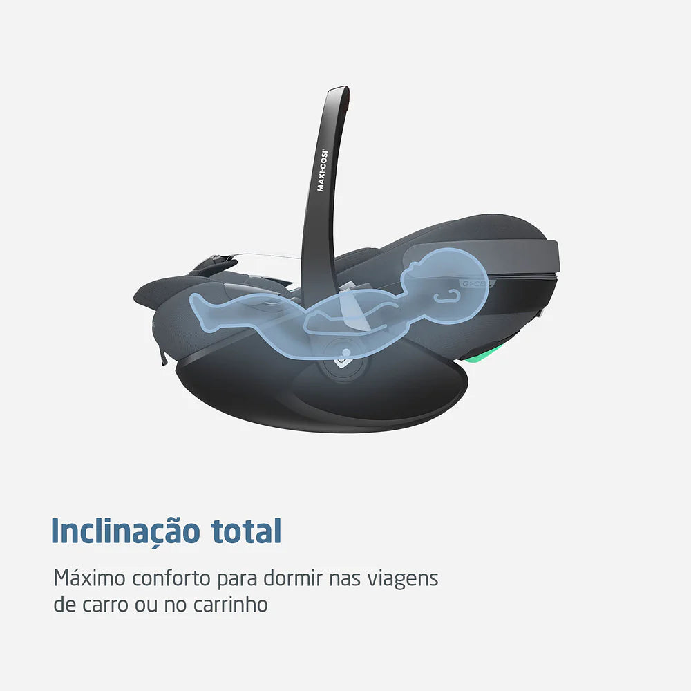 Bebê Conforto Pebble Pro Com Base Familyfix 360 Pro² Graphite - Maxi Cosi