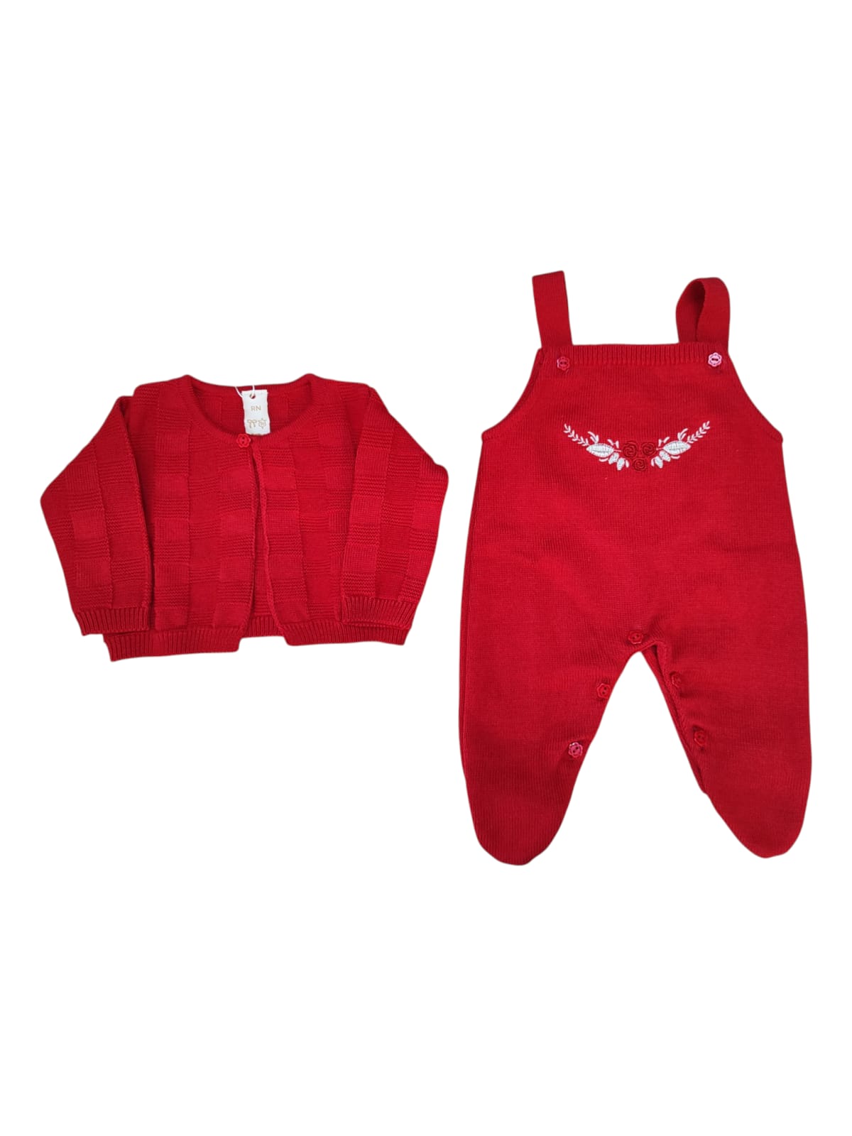 Kit Maternidade Ana Vermelho RN - Mini Lady Mini Lord