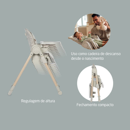 Cadeira de Refeição Minla Essential Graphite - Maxi-Cosi