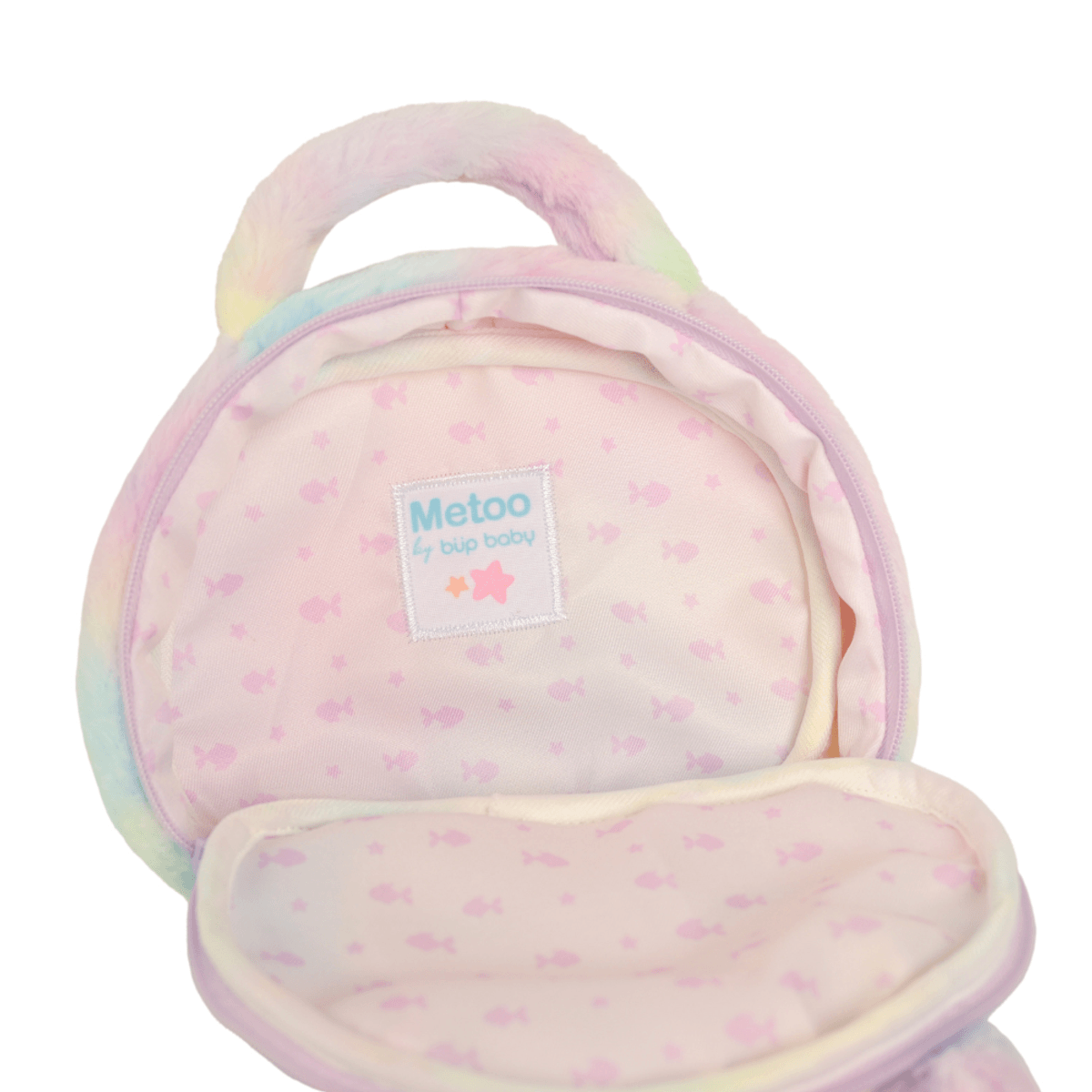 Bolsa Plush Coelha Arco-íris Alça de Mão - Metoo