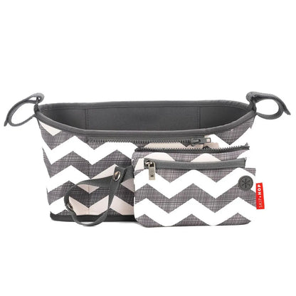 Organizador Para Carrinho De Bebê Chevron Creme E Cinza - Skip Hop