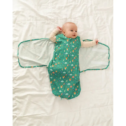 SACO DE DORMIR SWADDLE EM ALGODÃO EGÍPCIO CIRCO - CASULO DE ANJO
