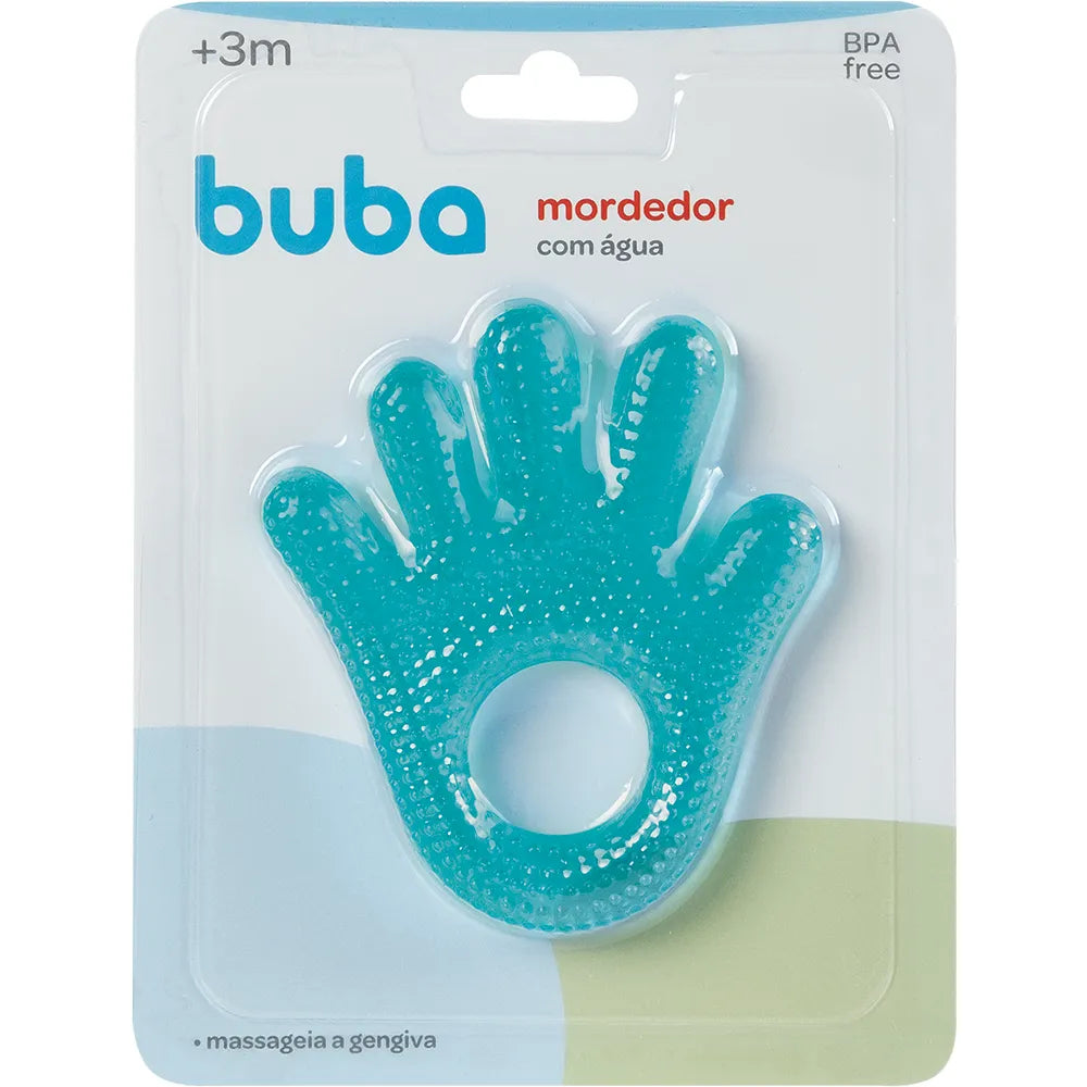 Mordedor Com Agua Mãozinha Azul - Buba