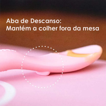 Colher em Silicone Porquinha Porkey - Marcus & Marcus