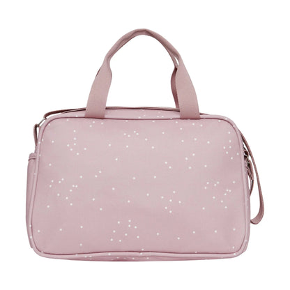 Bolsa Maternidade Média Bolinhas Rosa - Pirulitando