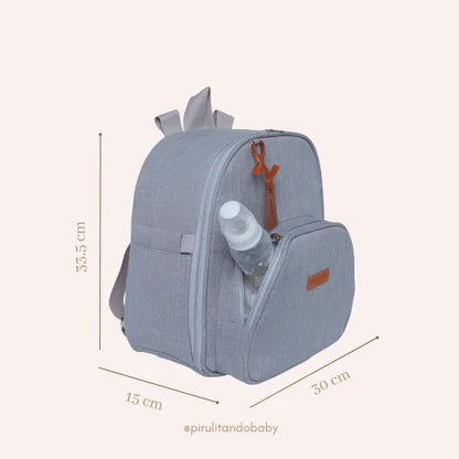 Mochila Térmica Cuidado Cinza - Pirulitando