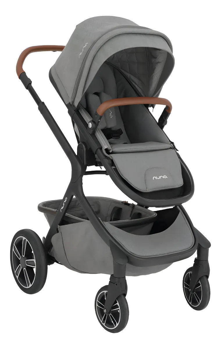 Carrinho Demi Grow Cinza Mescla Oxford - Nuna