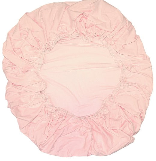 Lençol Mini Berço Malha Rosê - D' Bella For Baby