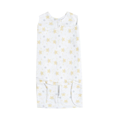 SACO DE DORMIR SWADDLE EM ALGODÃO EGÍPCIO ESTRELINHA - CASULO DE ANJO
