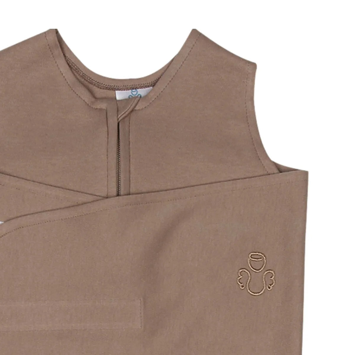 SACO DE DORMIR SWADDLE EM ALGODÃO EGÍPCIO NUDE - CASULO DE ANJO